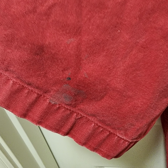 Men's Red Button-Up Shirt - Picture 4 of 6